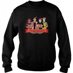 Horror Movie Character Merry Christmas Halloween 2022 Sweatshirt